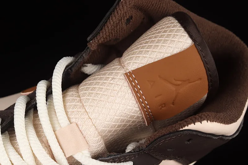 All categories Air Jordan Jordan series basketball shoes Air Jordan 1 Mid Z version Air Jordan 1 Mid AJ1 Joe 1 meter brown mid-top retro basketball shoes DO6699-200
